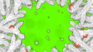 圣诞节精美相框 模板 绿幕抠像视频素材 5免费下手机特效图片